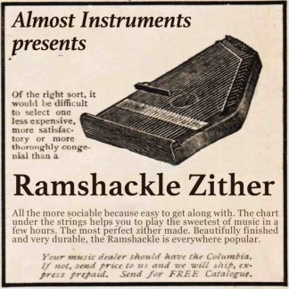 Ramshackle Zither Sample Library Cover Art