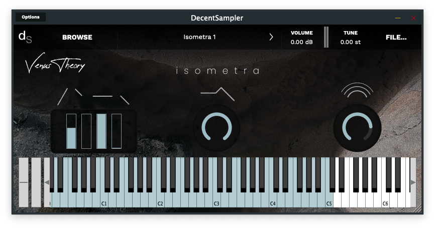 The User Interface for Isometra by Venus Theory