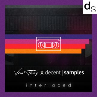 Cover art for the Interlaced VHS Synths sample library