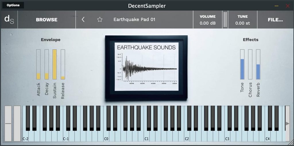 Earthquake Sounds Pads