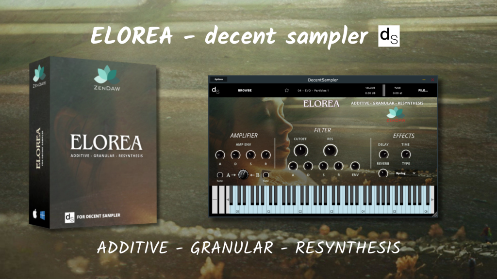 Promotional art for the Elorea sample library