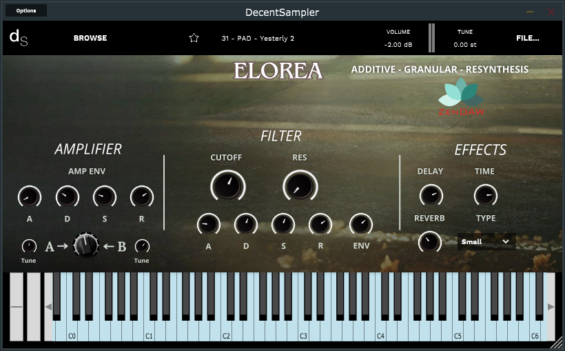 Example of Elorea's Graphical User Interface