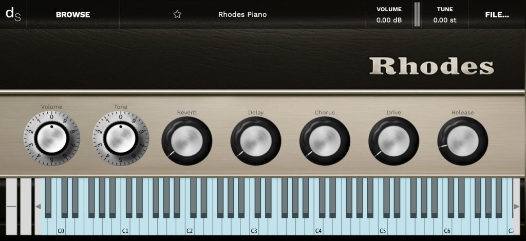 Rhodes User Interface Screenshot