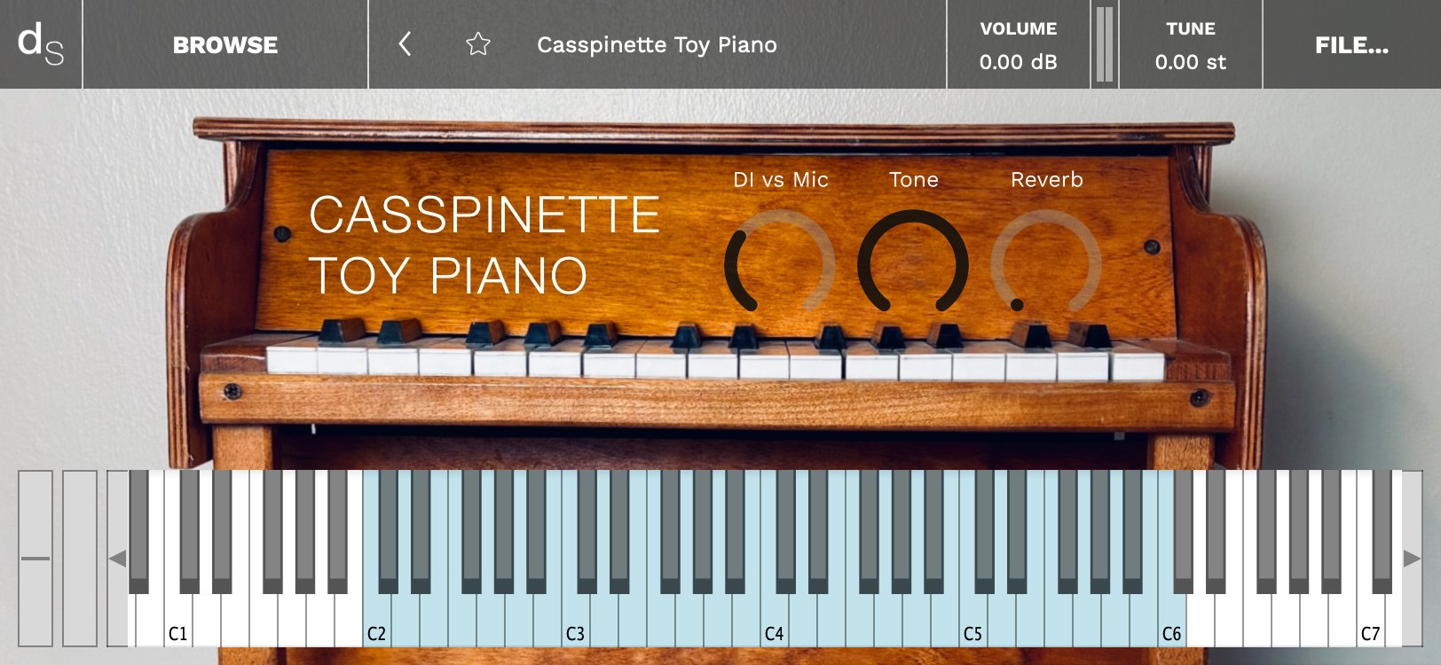 Casspinette Toy Piano Screenshot